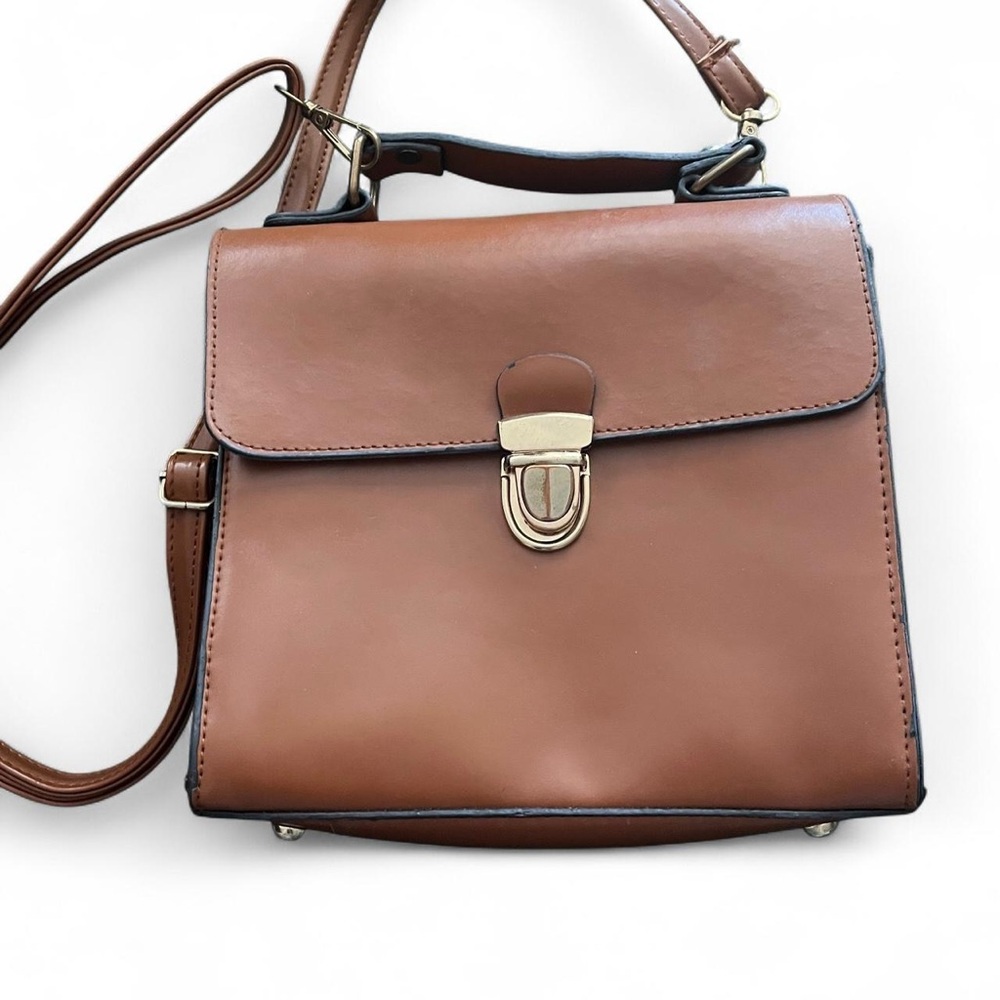 Vegan Leather Retro Handbag